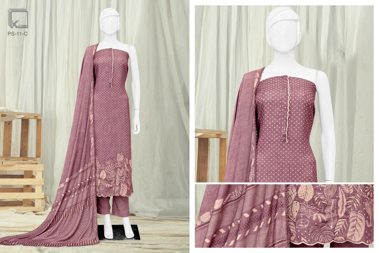 Paradise K Cube Pashmina Suits Wholesaler Gujarat