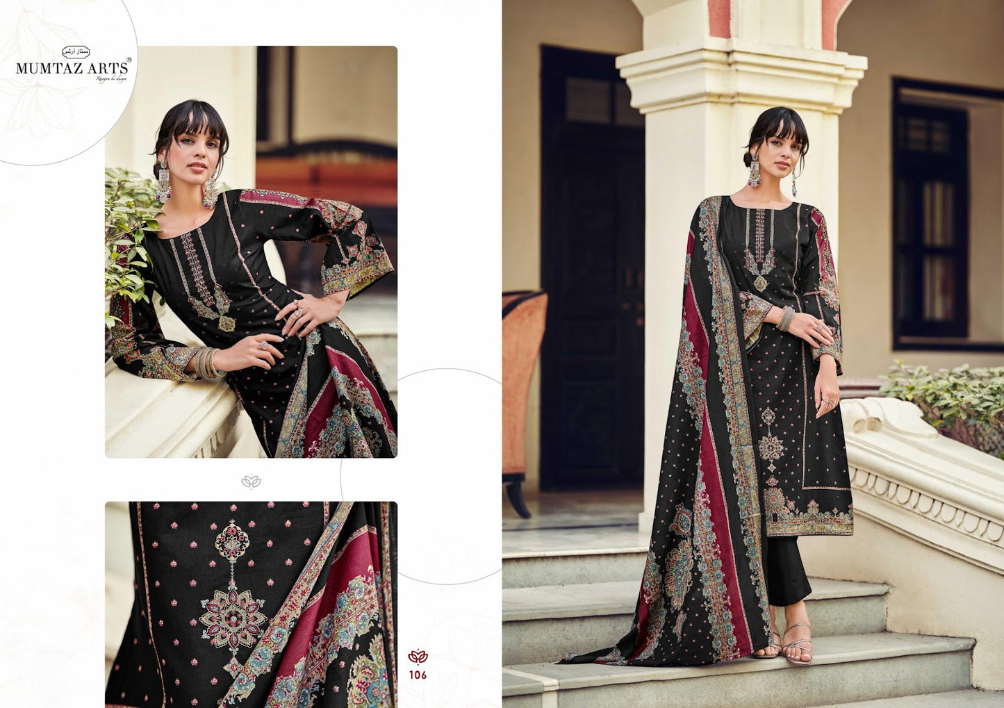 Paradise Mumtaz Arts Pure Viscose Karachi Salwar Suits Wholesale