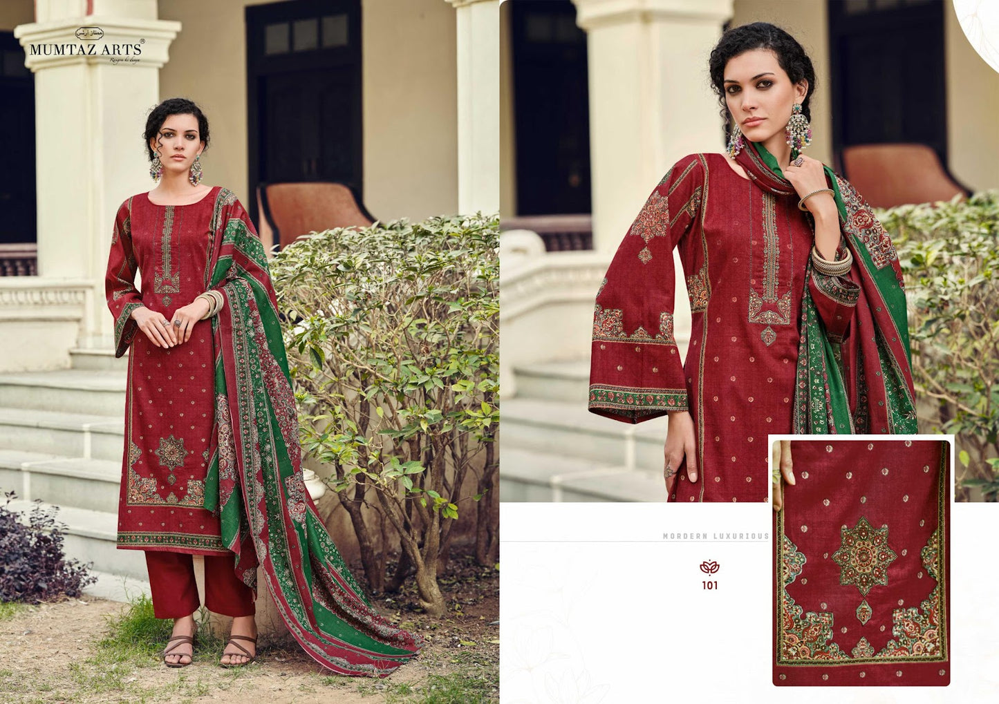 Paradise Mumtaz Arts Pure Viscose Karachi Salwar Suits Wholesale