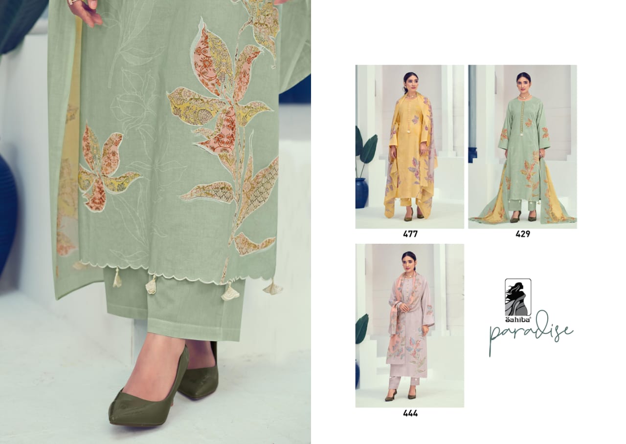 Paradise Sahiba Lawn Cotton Pant Style Suits