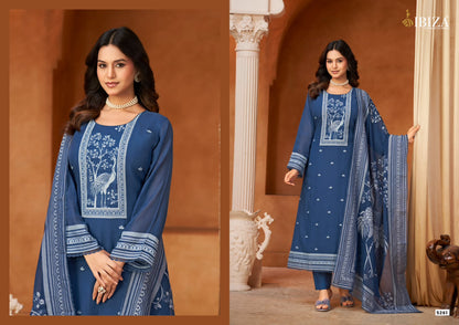 Parampara Ibiza Banarasi Silk Pant Style Suits Wholesale Rate