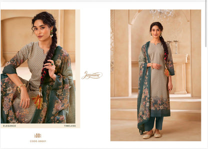 Paranda Jasmine Lawn Cotton Pakistani Salwar Suits Manufacturer Ahmedabad