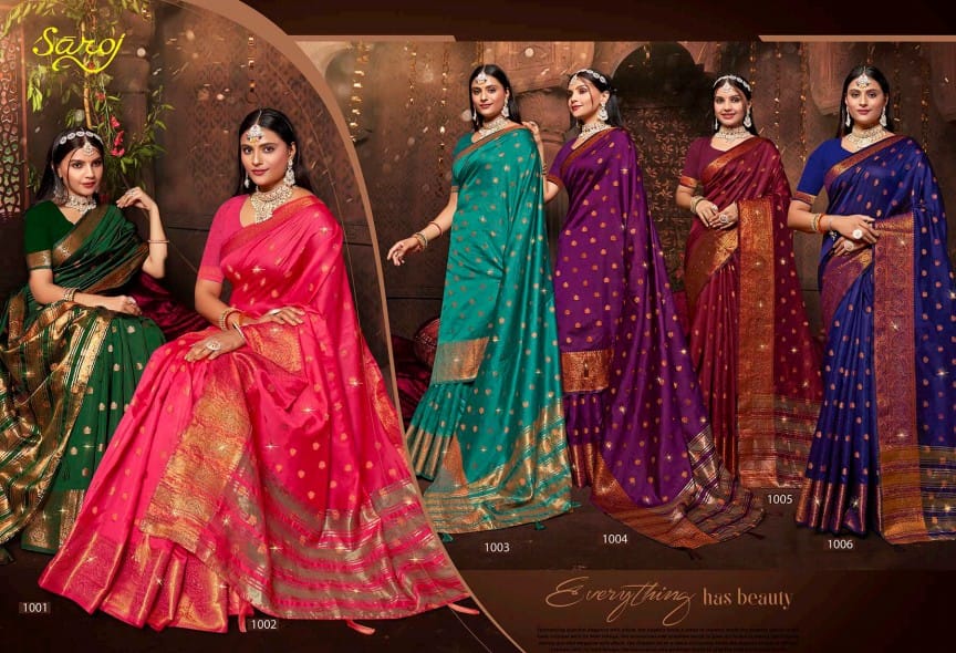 Parasmani Saroski Vol 7 Saroj Soft Silk Sarees Manufacturer Ahmedabad