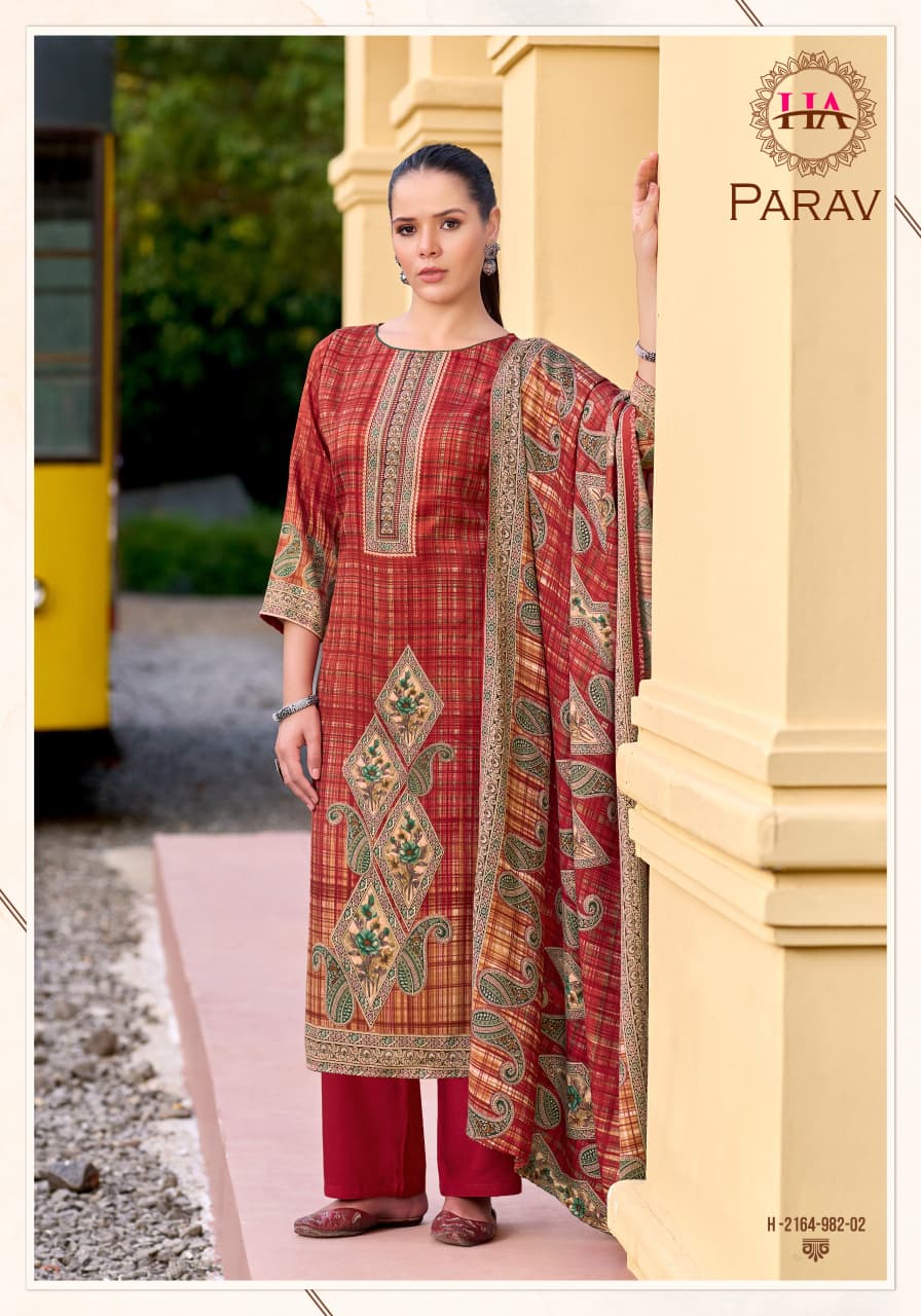 Parav Harshit Fashion Pashmina Suits Exporter