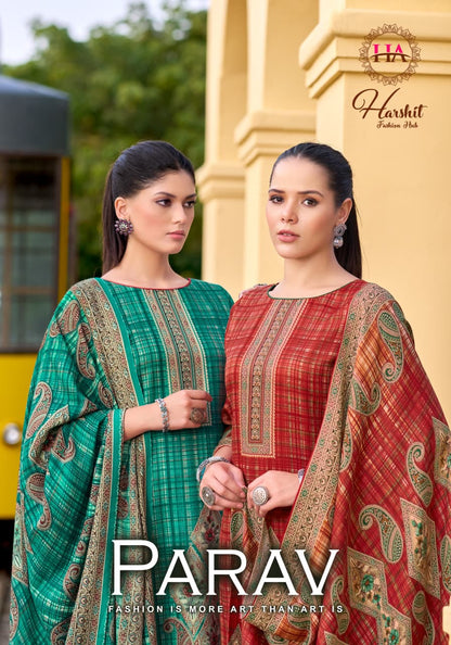 Parav Harshit Fashion Pashmina Suits Exporter