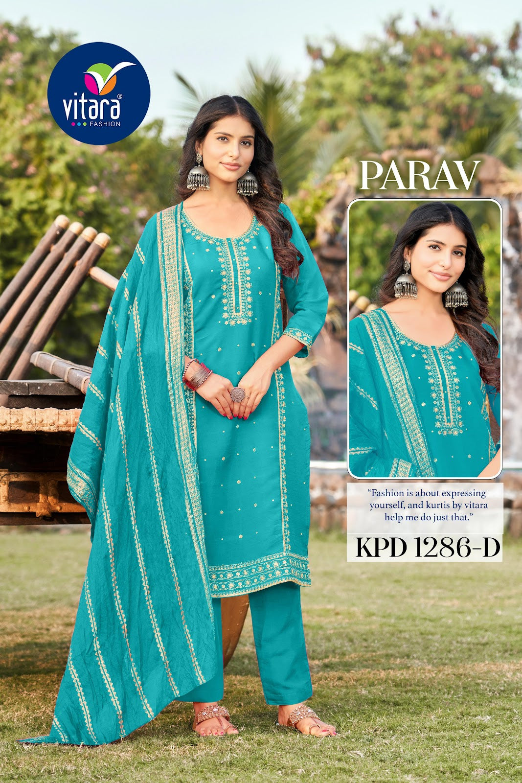 Parav Vitara Roman Silk Readymade Pant Style Suits Exporter India