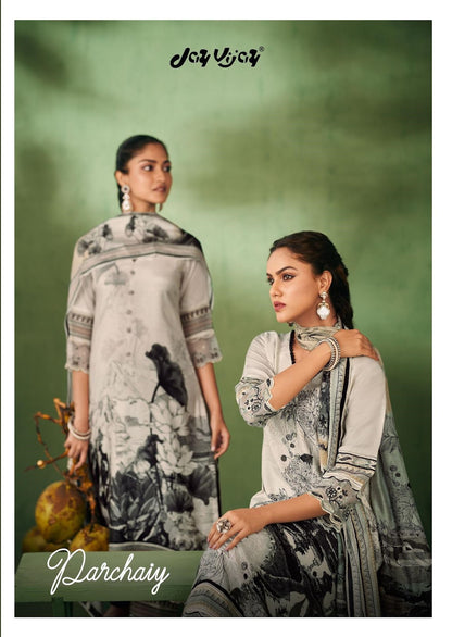 Parchaiy Jay Vijay Muslin Silk Pant Style Suits Manufacturer Gujarat