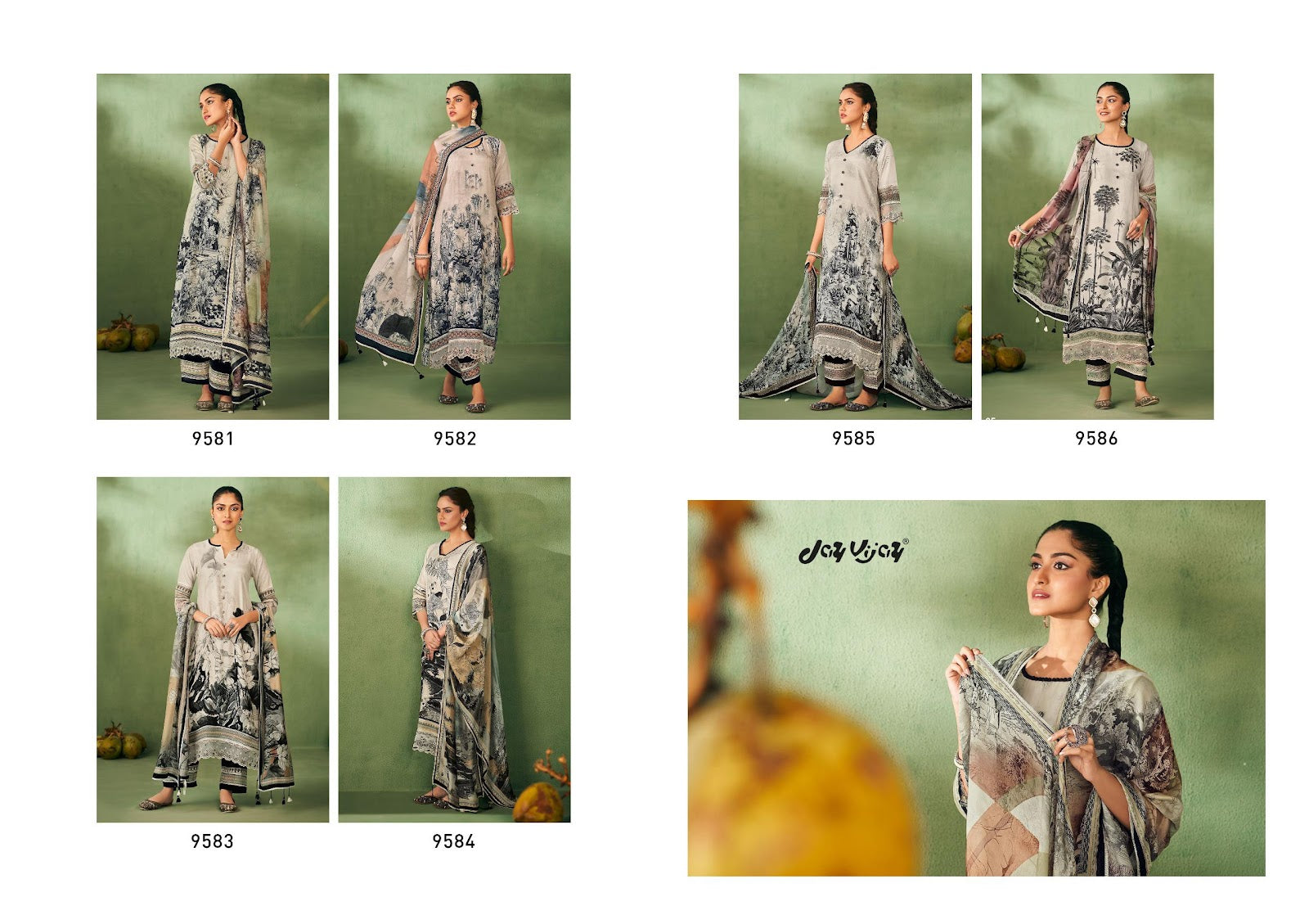Parchaiy Jay Vijay Muslin Silk Pant Style Suits Manufacturer Gujarat