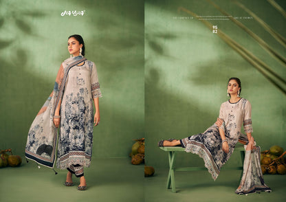 Parchaiy Jay Vijay Muslin Silk Pant Style Suits Manufacturer Gujarat