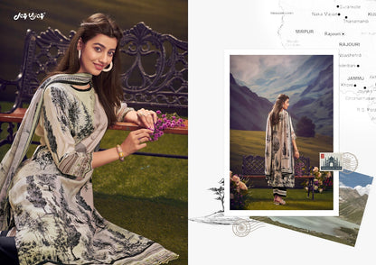Parchaiy Vol 2 Jay Vijay Pure Muslin Pant Style Suits Exporter Ahmedabad