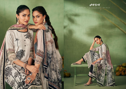 Parchay Jay Vijay Pure Muslin Pant Style Suits Wholesale Price