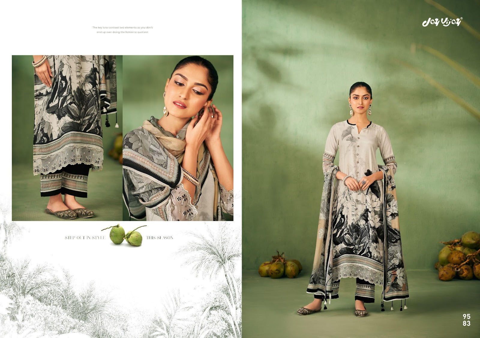 Parchay Jay Vijay Pure Muslin Pant Style Suits Wholesale Price