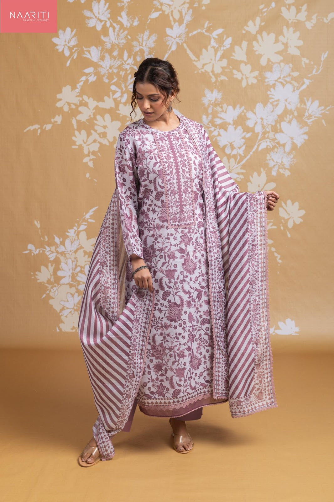 Parchin Naariti Linen Pant Style Suits Wholesaler India