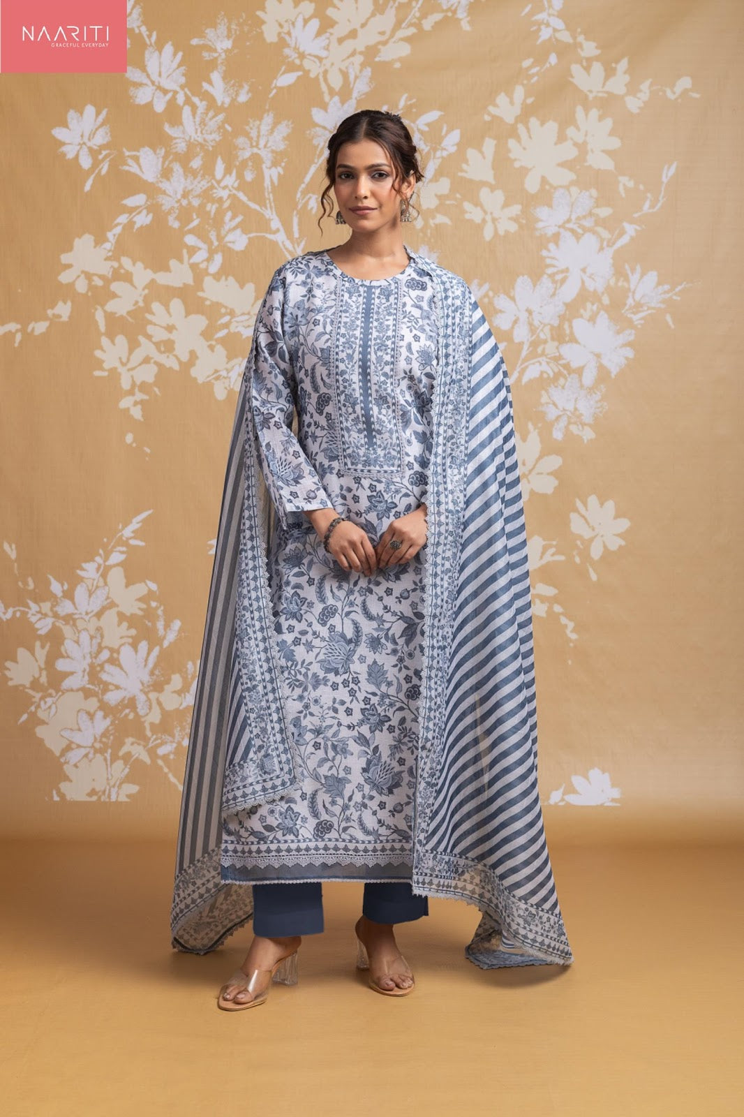 Parchin Naariti Linen Pant Style Suits Wholesaler India