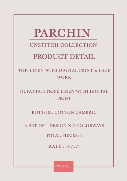Parchin Naariti Linen Pant Style Suits Wholesaler India