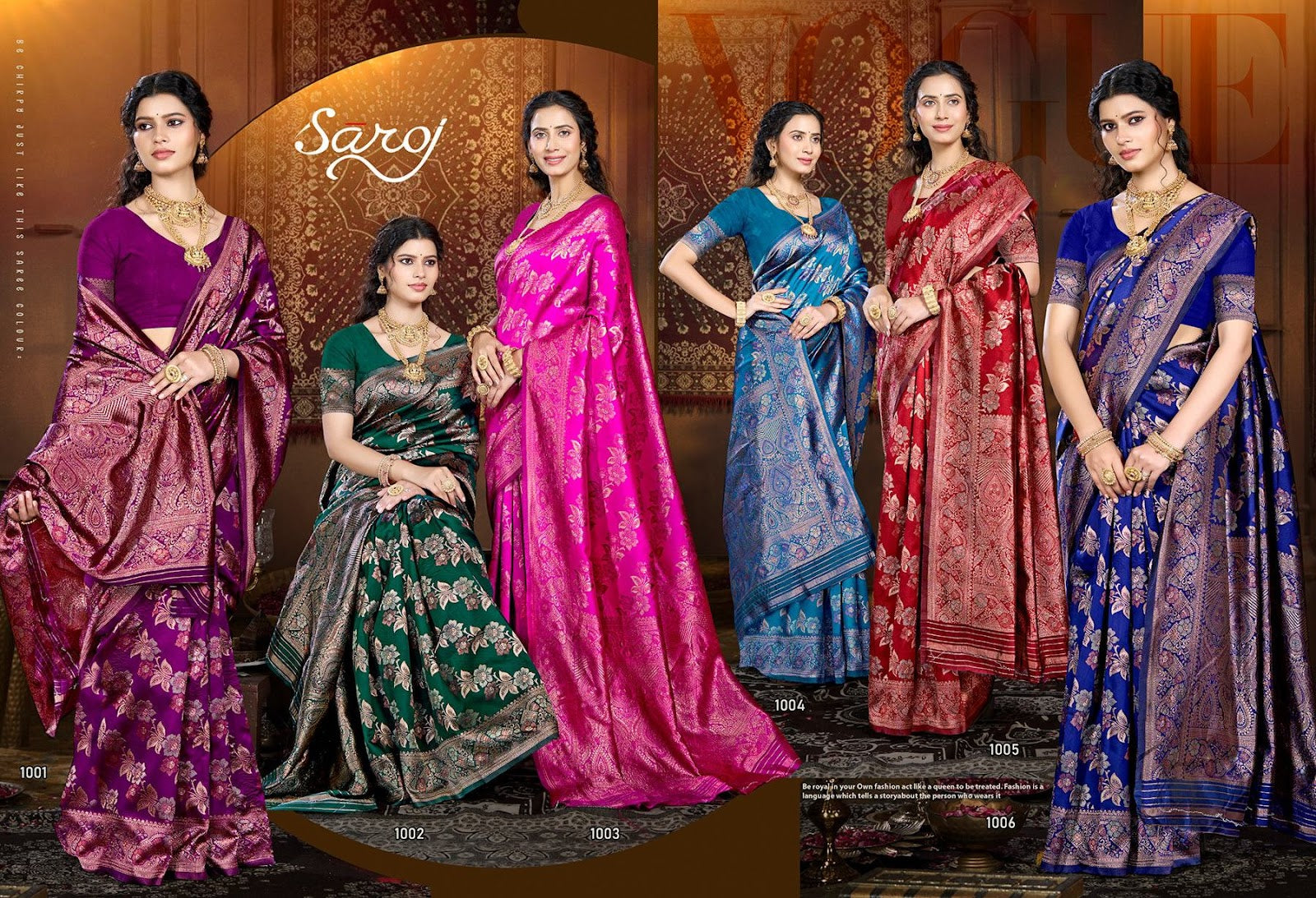Pardesi Silk Vol 4 Saroj Soft Silk Sarees Wholesaler Ahmedabad