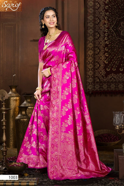 Pardesi Silk Vol 4 Saroj Soft Silk Sarees Wholesaler Ahmedabad