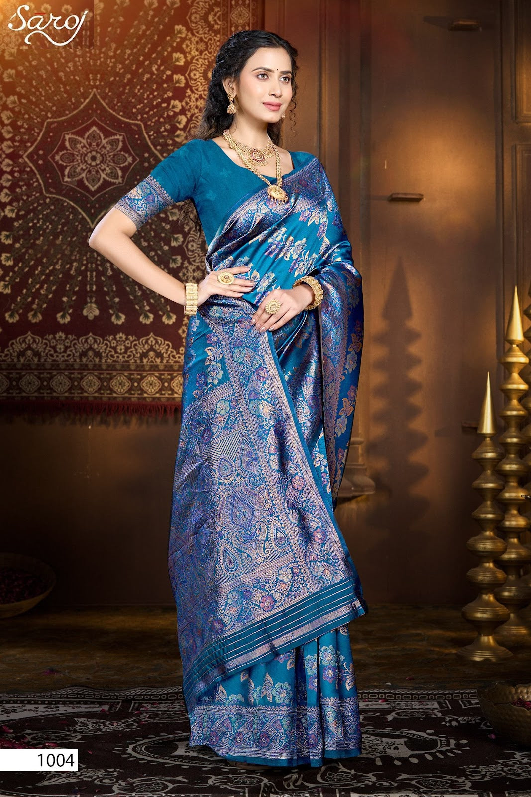 Pardesi Silk Vol 4 Saroj Soft Silk Sarees Wholesaler Ahmedabad