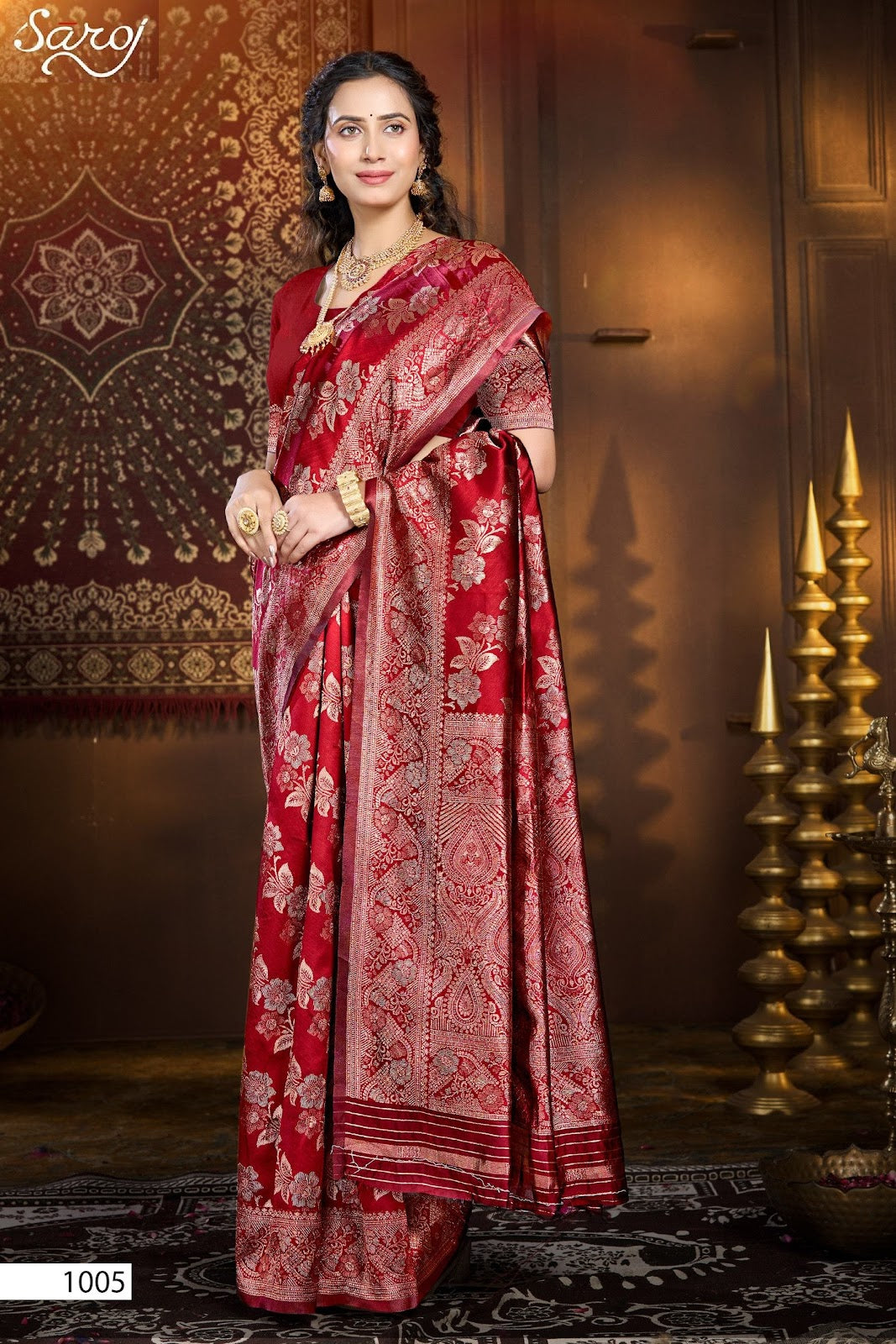 Pardesi Silk Vol 4 Saroj Soft Silk Sarees Wholesaler Ahmedabad