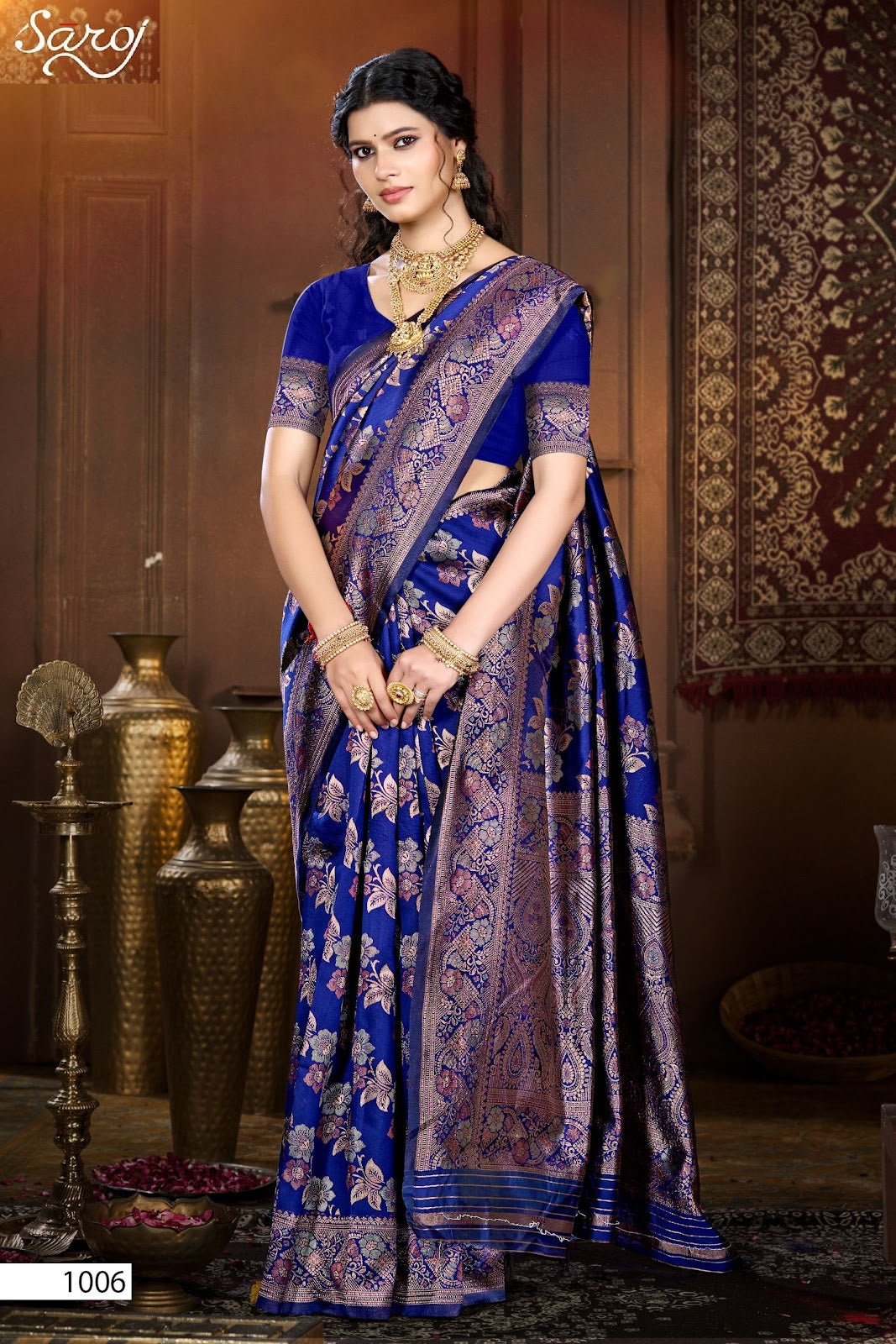 Pardesi Silk Vol 4 Saroj Soft Silk Sarees Wholesaler Ahmedabad