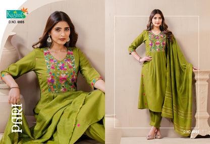 Pari Kushal Vertican Readymade Pant Style Suits Exporter Ahmedabad