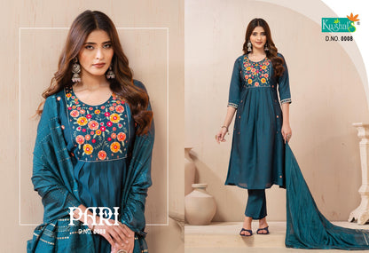 Pari Kushal Vertican Readymade Pant Style Suits Exporter Ahmedabad