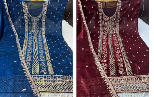 Pari Nayandeep Satin Salwar Suits Manufacturer