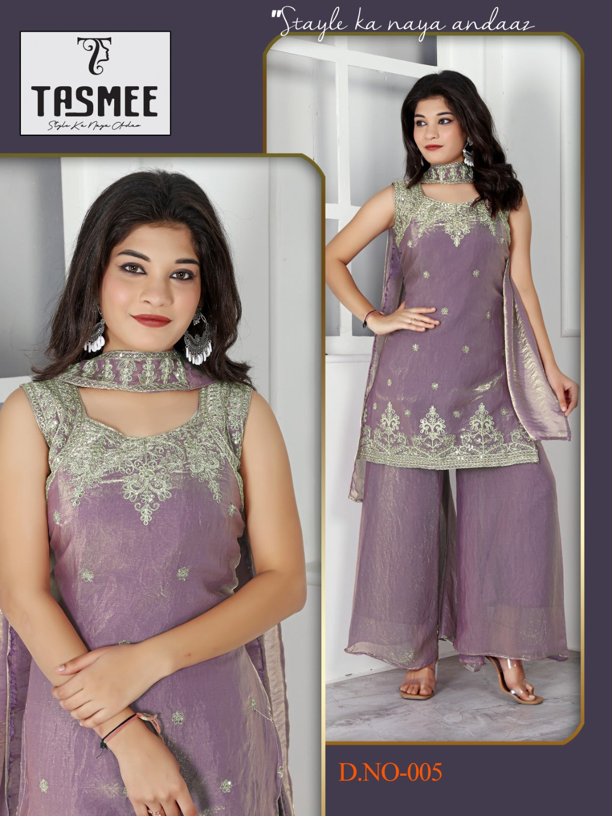 Pari Vol 1 Tasmee Readymade Plazzo Style Suits Supplier