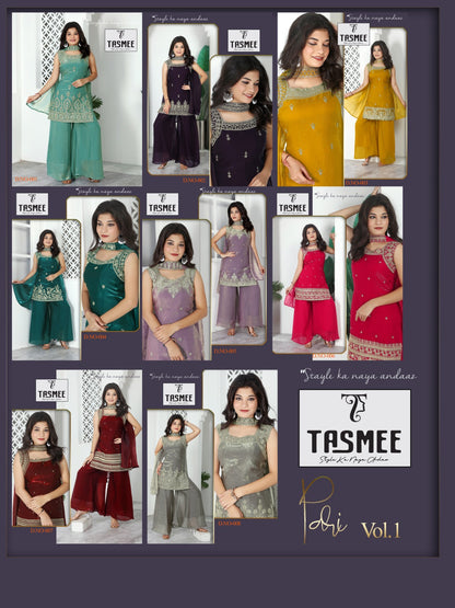 Pari Vol 1 Tasmee Readymade Plazzo Style Suits Supplier