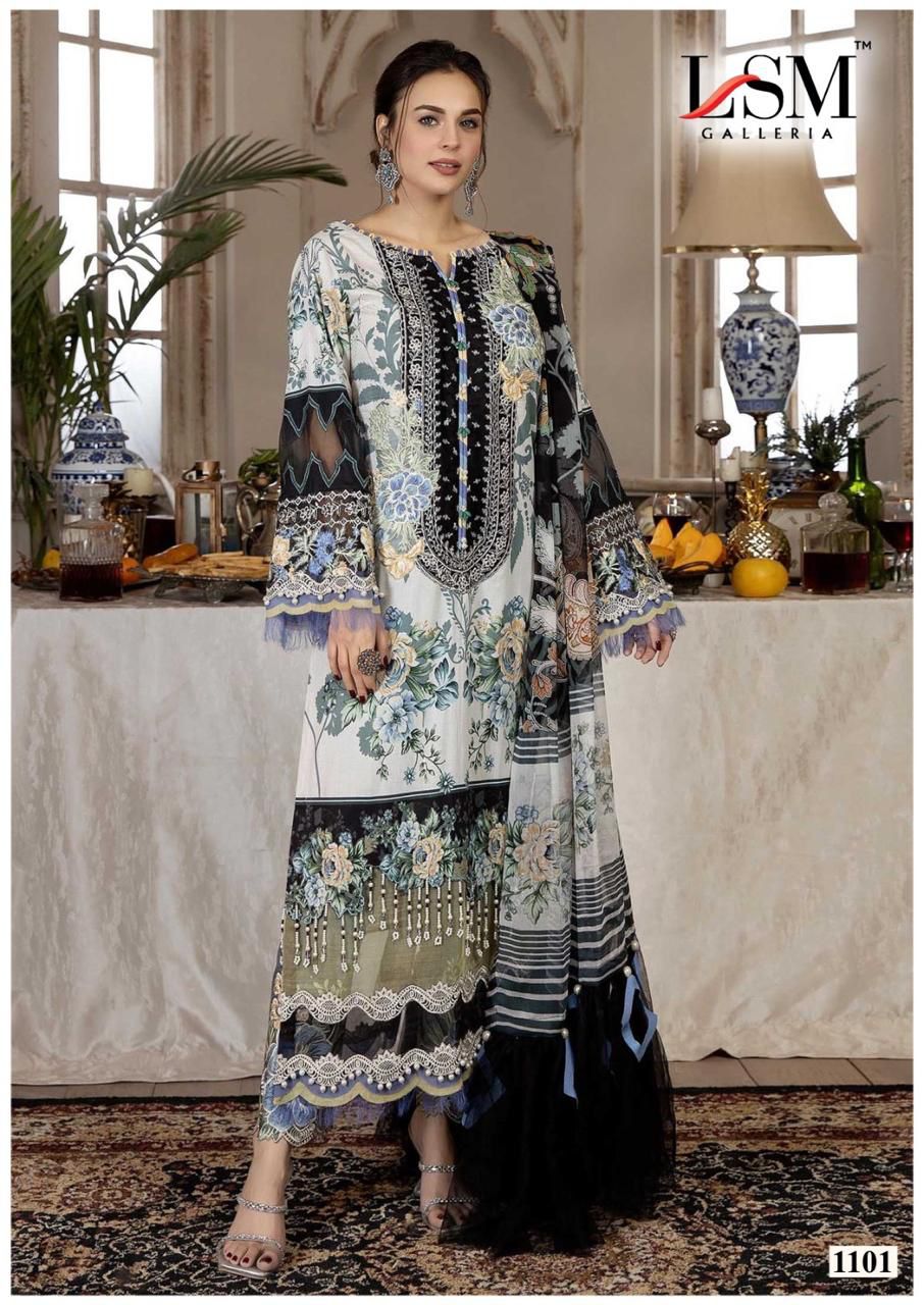 Parian Dream Vol 11 Luxury Lawn Collection Lsm Galleria Karachi Salwar Suits Wholesale Price