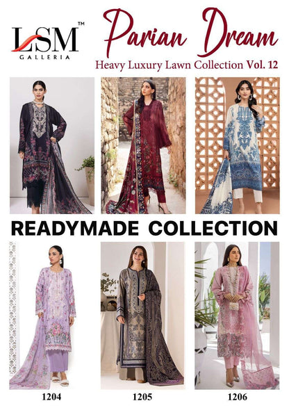 Parian Dream Vol 12 Luxury Lawn Collection Lsm Galleria Karachi Readymade Suits Wholesale