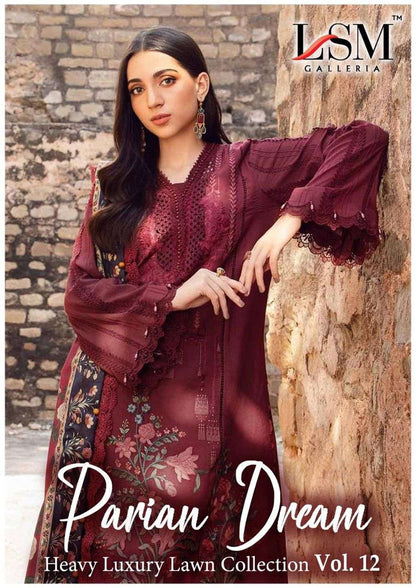Parian Dream Vol 12 Luxury Lawn Collection Lsm Galleria Karachi Readymade Suits Wholesale