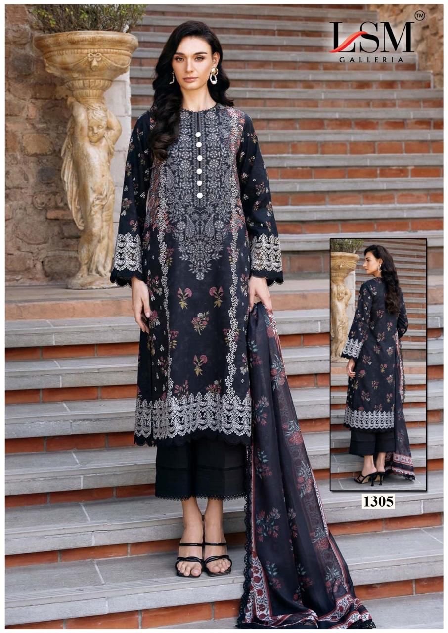 Parian Dream Vol 13 Luxury Lawn Collection Lsm Galleria Karachi Readymade Suits Wholesaler Gujarat