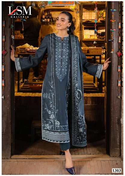 Parian Dream Vol 13 Luxury Lawn Collection Lsm Galleria Karachi Salwar Suits Manufacturer