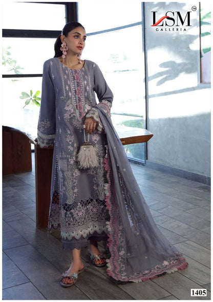 Parian Dream Vol 14 Luxury Lawn Collection Lsm Galleria Karachi Salwar Suits Manufacturer