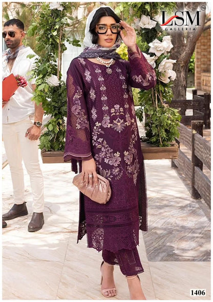 Parian Dream Vol 14 Luxury Lawn Collection Lsm Galleria Karachi Salwar Suits Manufacturer