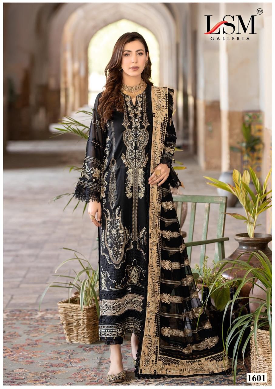 Parian Dream Vol 16 Luxury Lawn Collection Lsm Galleria Cotton Karachi Readymade Suits Supplier Gujarat