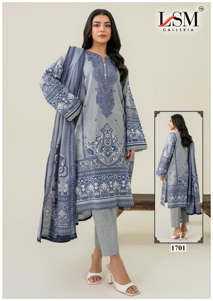 Parian Dream Vol 17 Luxury Lawn Collection Lsm Galleria Karachi Salwar Suits Manufacturer