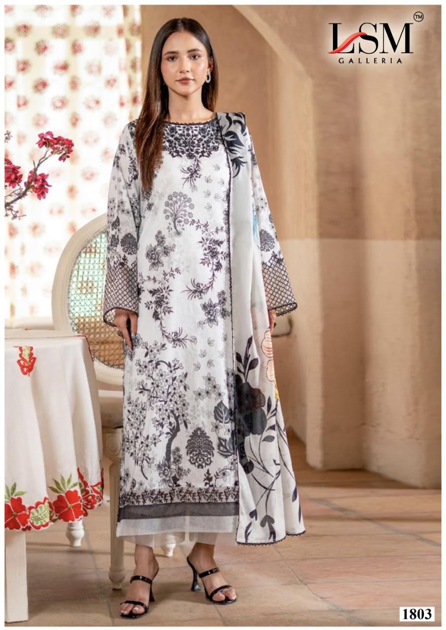 Parian Dream Vol 18 Luxury Lawn Collection Lsm Galleria Heavy Lawn Karachi Salwar Suits Exporter Gujarat