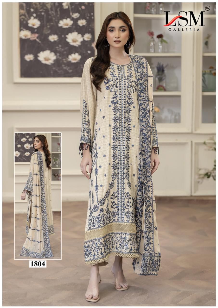 Parian Dream Vol 18 Luxury Lawn Collection Lsm Galleria Heavy Lawn Karachi Salwar Suits Exporter Gujarat