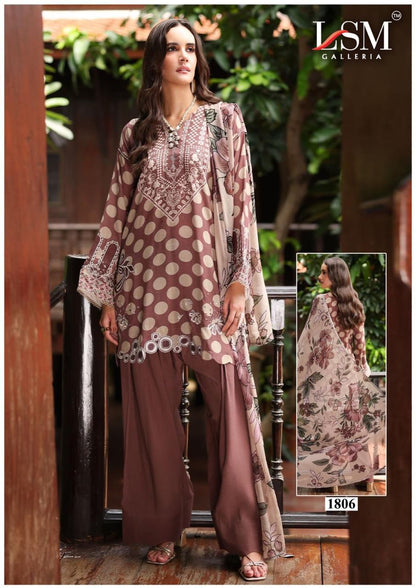 Parian Dream Vol 18 Luxury Lawn Collection Lsm Galleria Heavy Lawn Karachi Salwar Suits Exporter Gujarat