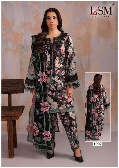Parian Dream Vol 19 Luxury Lawn Collection Lsm Galleria Karachi Readymade Suits Exporter