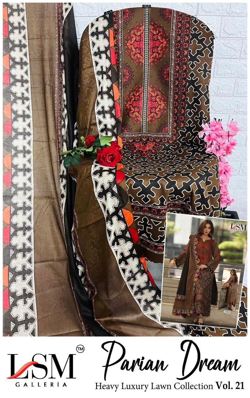 Parian Dream Vol 21 Lsm Galleria Lawn Karachi Salwar Suits Exporter India