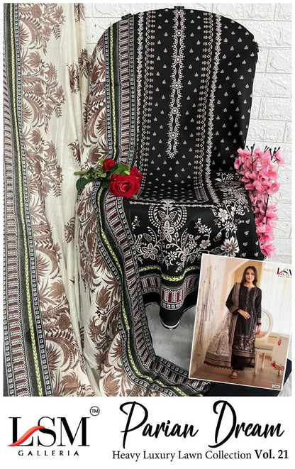Parian Dream Vol 21 Lsm Galleria Lawn Karachi Salwar Suits Exporter India