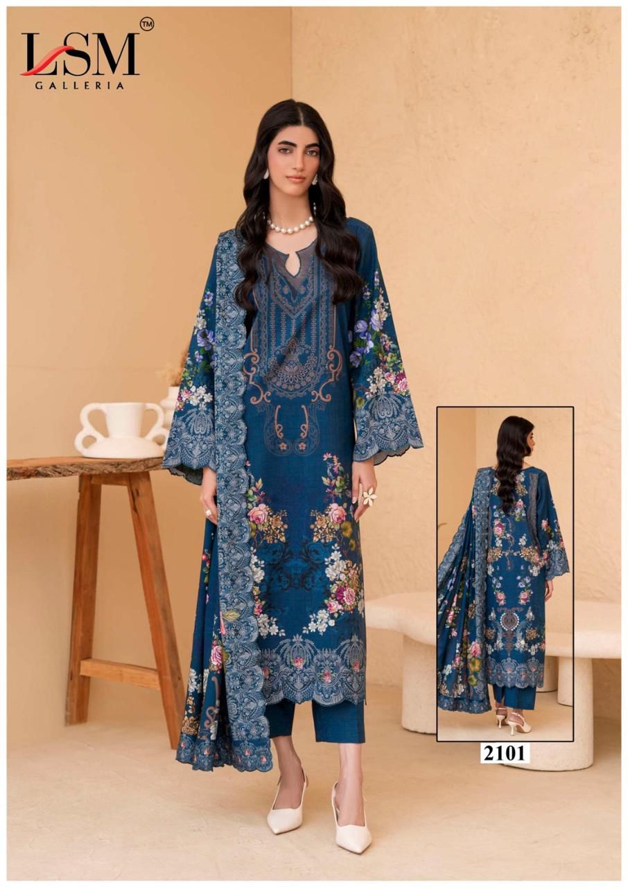 Parian Dream Vol 21 Lsm Galleria Lawn Karachi Salwar Suits Exporter India