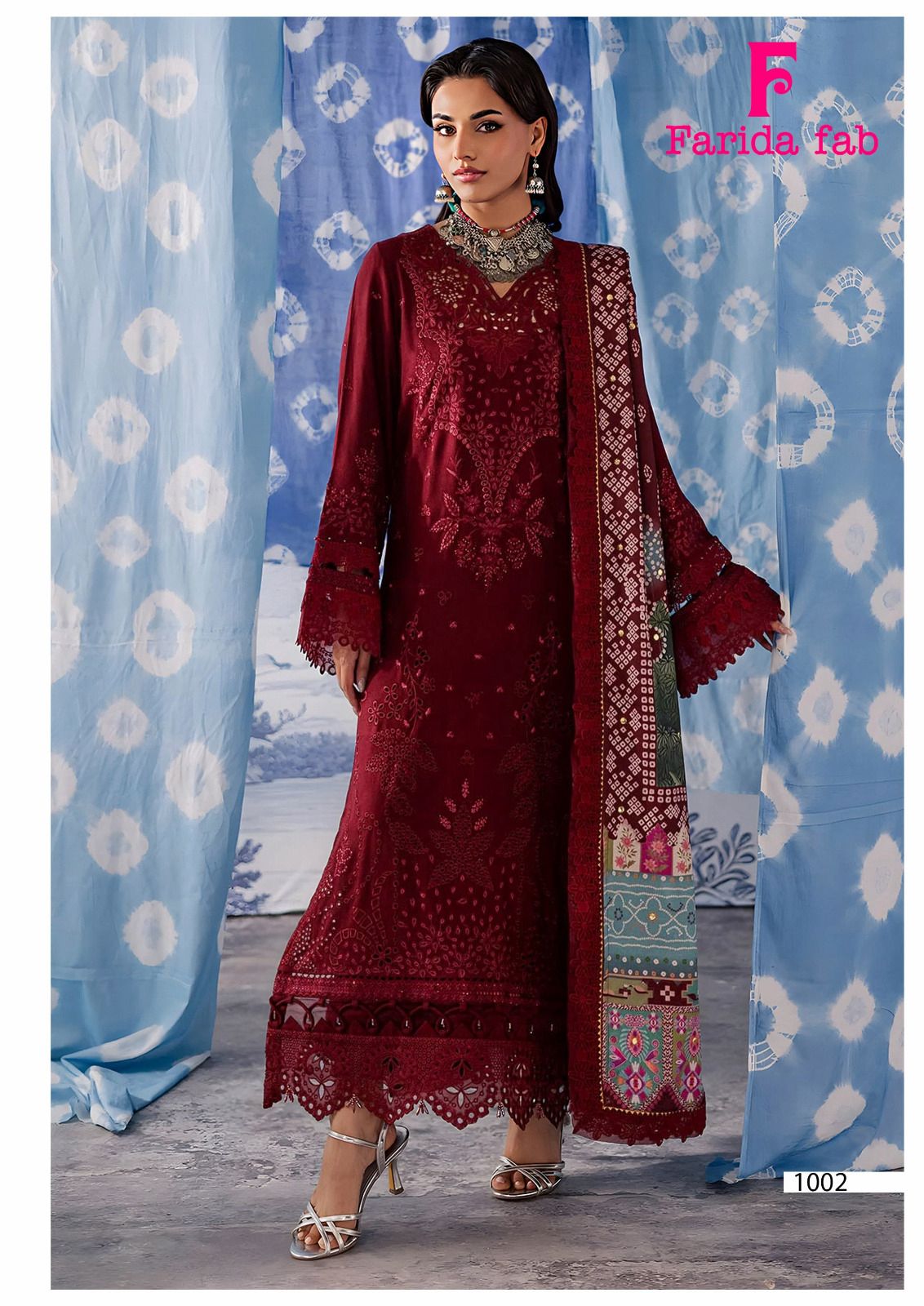 Parian Dream Vol 22 Farida Fab Mix Cotton Karachi Salwar Suits Supplier Gujarat
