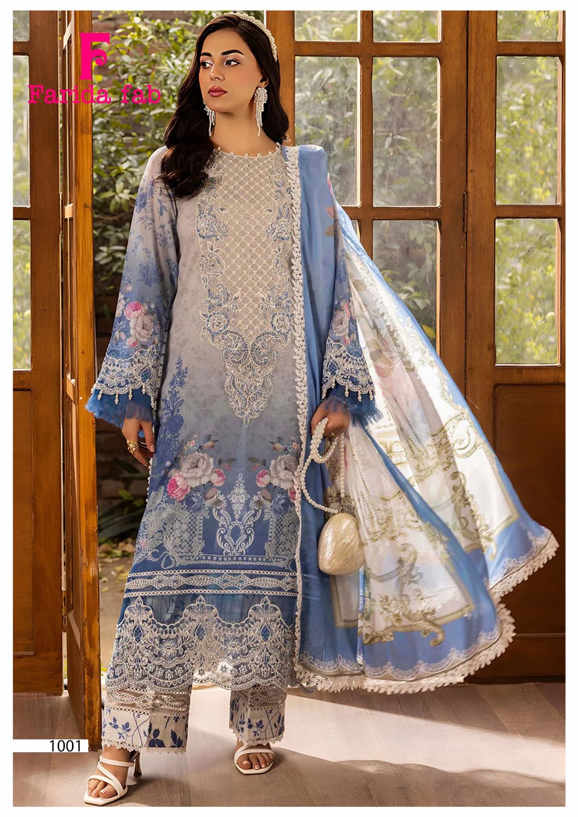Parian Dream Vol 22 Farida Fab Mix Cotton Karachi Salwar Suits Supplier Gujarat