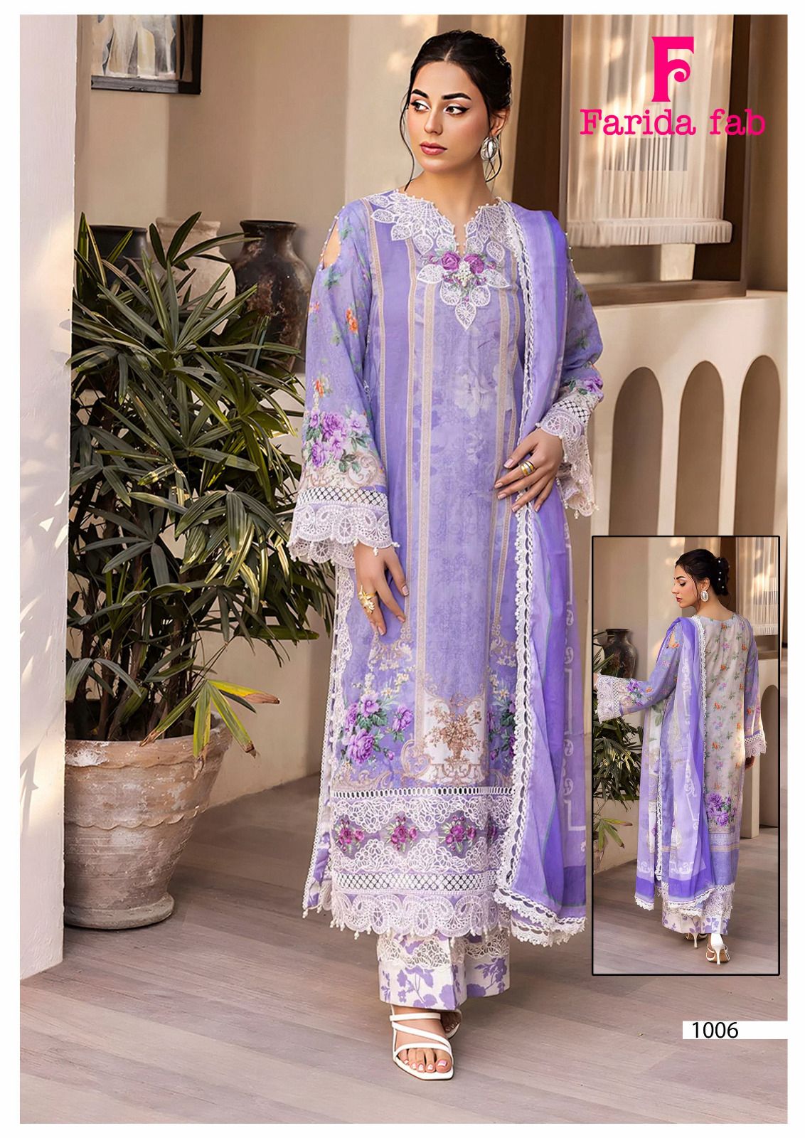 Parian Dream Vol 22 Farida Fab Mix Cotton Karachi Salwar Suits Supplier Gujarat