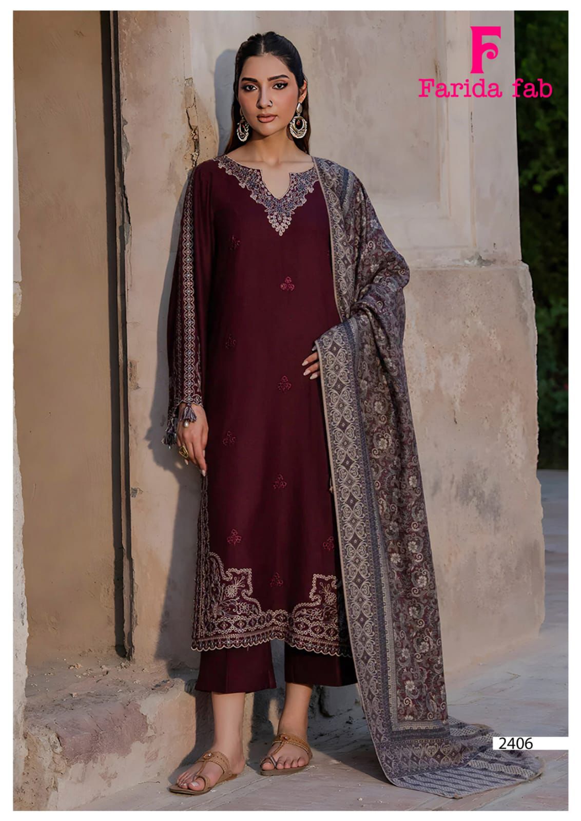 Parian Dream Vol 24 Farida Fab Lawn Cotton Karachi Salwar Suits Supplier