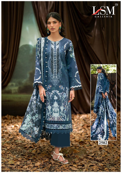 Parian Dream Vol 25 Lsm Galleria Lawn Cotton Karachi Salwar Suits Manufacturer Ahmedabad